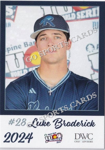 2024 Iowa Western Reivers JUCO Luke Broderick