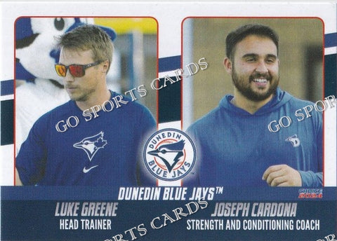2024 Dunedin Blue Jays Luke Greene Joseph Cardona