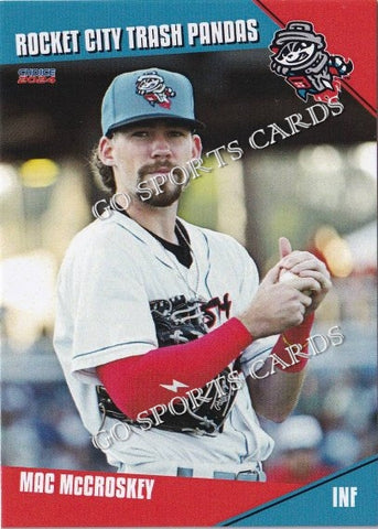 2024 Rocket City Trash Pandas Mac McCroskey