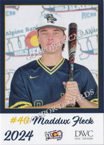 2024 Johnson County Community College Cavaliers JUCO Maddux Fleck
