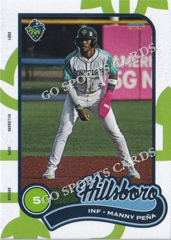 2024 Hillsboro Hops Manny Pena