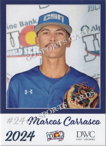 2024 College of Southern Nevada Coyotes JUCO Marcos Carrasco
