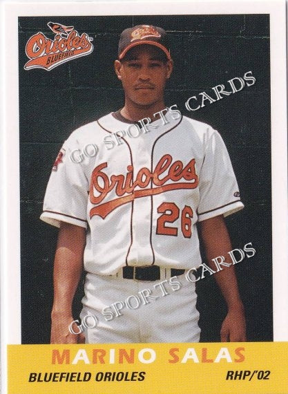 2002 Bluefield Orioles Marino Salas