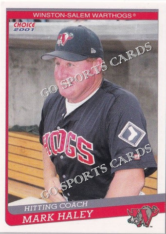 2001 Winston Salem Warthogs Mark Haley