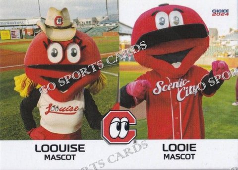 2024 Chattanooga Lookouts Loouise Looie Mascot