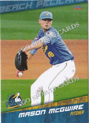 2024 Myrtle Beach Pelicans Mason McGwire