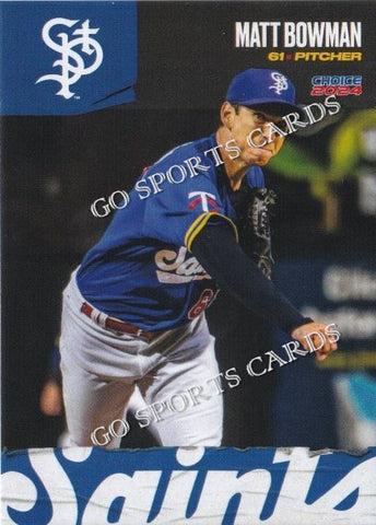 2024 St Paul Saints Matt Bowman