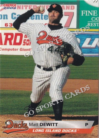 2004 Long Island Ducks Matt Dewitt