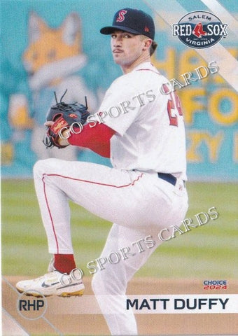 2024 Salem Red Sox Matt Duffy
