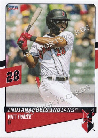2024 Indianapolis Indians Matt Fraizer