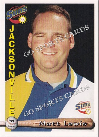 1999 Jacksonville Suns Matt Lewis