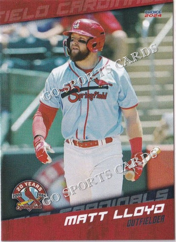 2024 Springfield Cardinals Matt Lloyd