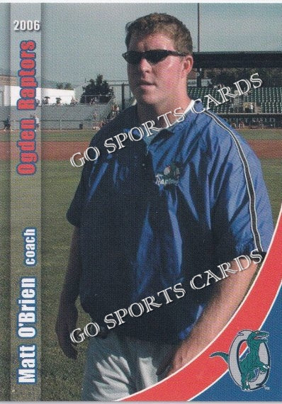 2006 Ogden Raptors Matt O'Brien