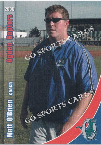 2006 Ogden Raptors Matt O'Brien