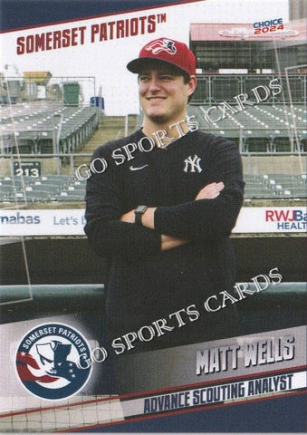 2024 Somerset Patriots Matt Wells
