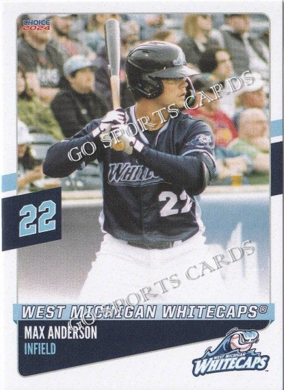 2024 West Michigan Whitecaps Max Anderson
