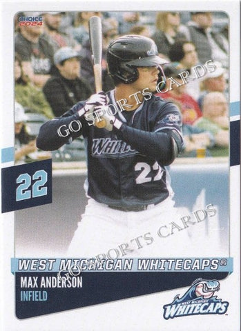 2024 West Michigan Whitecaps Max Anderson