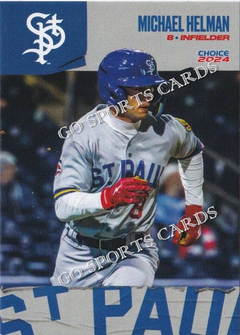 2024 St Paul Saints Michael Helman
