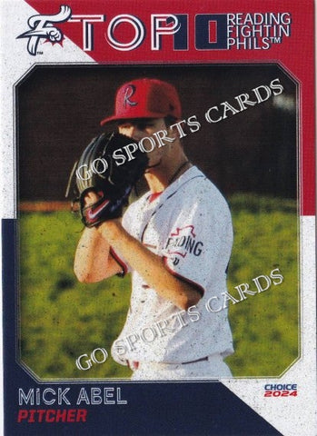 2024 Reading Fightin Phils Top 10 2nd Mick Abel