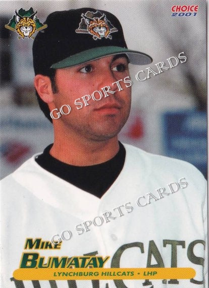 2001 Lynchburg Hillcats Mike Bumatay