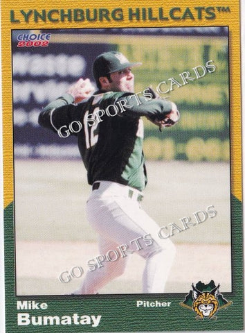 2002 Lynchburg Hillcats Mike Bumatay