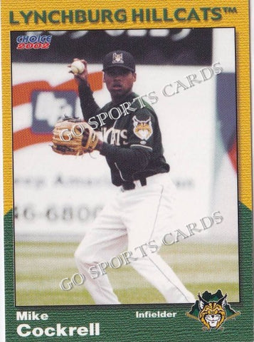 2002 Lynchburg Hillcats Mike Cockrell