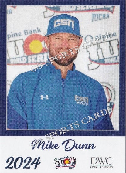 2024 College of Southern Nevada Coyotes JUCO Mike Dunn