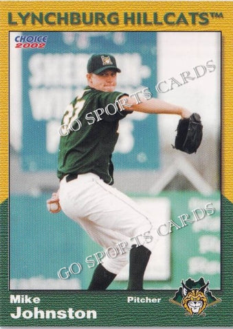 2002 Lynchburg Hillcats Mike Johnston