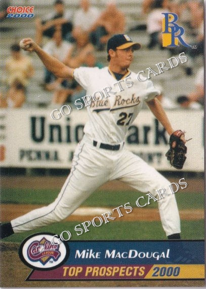 2000 Carolina League Top Prospects Mike MacDougal