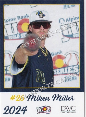 2024 Johnson County Community College Cavaliers JUCO Miken Miller