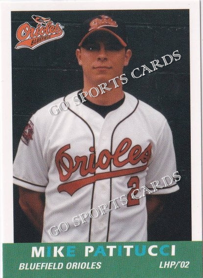 2002 Bluefield Orioles Mike Patitucci