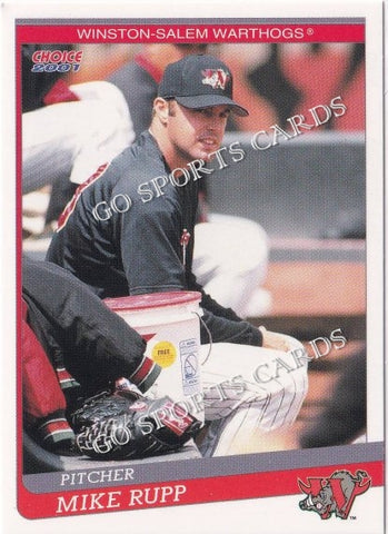 2001 Winston Salem Warthogs Mike Rupp