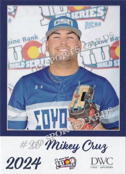 2024 College of Southern Nevada Coyotes JUCO Mikey Cruz