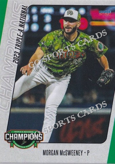 2023 Norfolk Tides Champions Morgan McSweeney