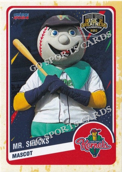 2024 Cedar Rapids Kernels Mr Shucks Mascot