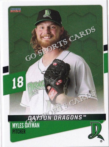 2024 Dayton Dragons Myles Gayman