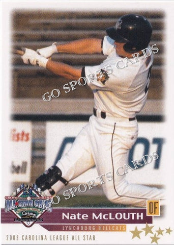 2003 California Carolina League All Star Game Nate McLouth
