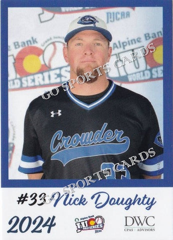 2024 Crowder College Roughriders JUCO Nick Doughty