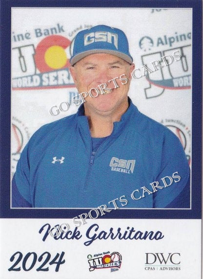 2024 College of Southern Nevada Coyotes JUCO Nick Garritano