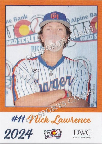 2024 Georgia Highlands College Chargers JUCO Nick Lawrence