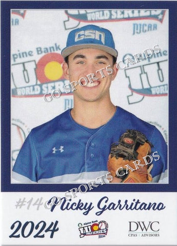 2024 College of Southern Nevada Coyotes JUCO Nicky Garritano