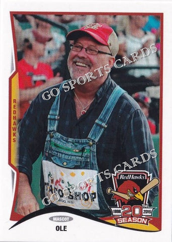 2015 Fargo Moorhead RedHawks Ole Mascot