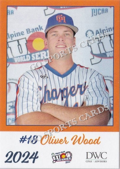 2024 Georgia Highlands College Chargers JUCO Oliver Wood