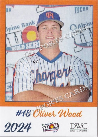 2024 Georgia Highlands College Chargers JUCO Oliver Wood