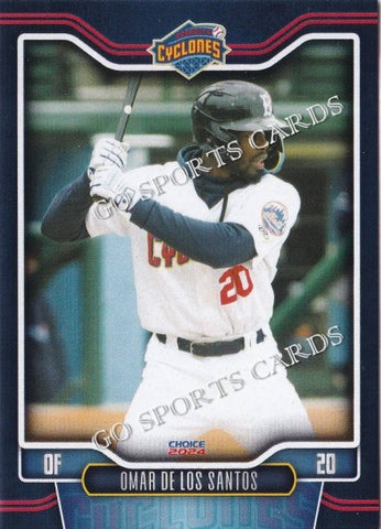 2024 Brooklyn Cyclones Omar De Los Santos
