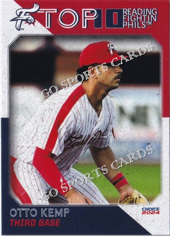 2024 Reading Fightin Phils Top 10 2nd Otto Kemp