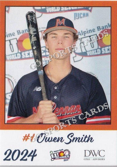 2024 McLennan Community College Highlanders JUCO Owen Smith