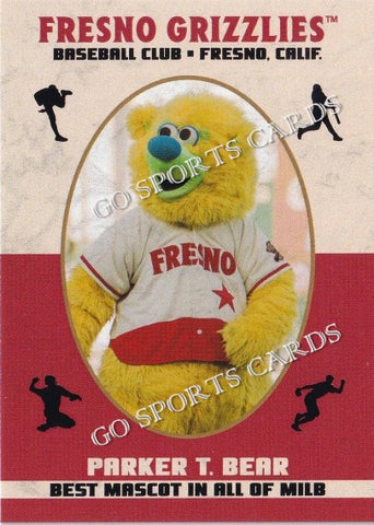 2024 Fresno Grizzlies Parker T Bear Mascot