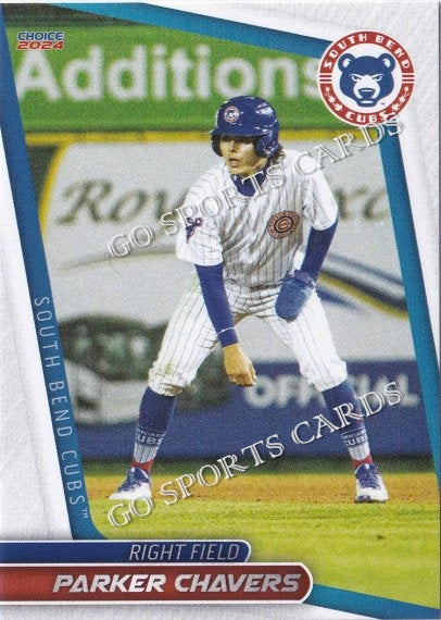 2024 South Bend Cubs Parker Chavers