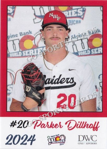 2024 Northwest Florida State Raiders JUCO Parker Dillhoff